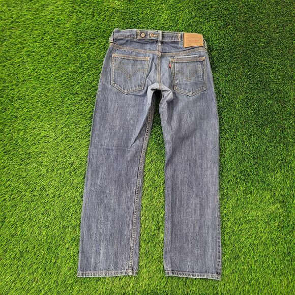 LEVIS 514 Jeans 30x29 (32x30) Faded All-Over Blue - Picture 2 of 16
